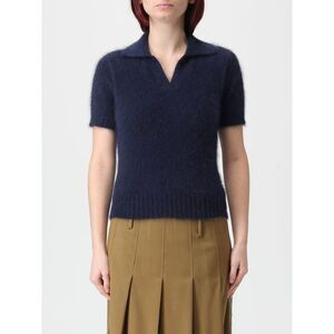 Roberto Collina Polo Shirt Woman Blue